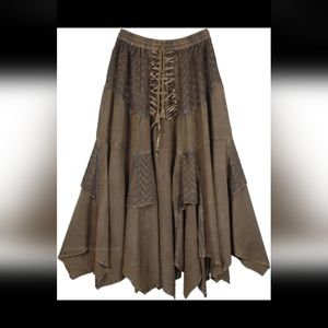 Grunge handkerchief skirt